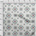 thumbnail image 3 of oneOone Polyester Lycra Brown Fabric Florals Fabric For Sewing Printed Craft Fabric By The Yard 56 Inch Wide, 3 of 4