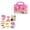Pink, variant on EQWLJWE Learning & Education Toys,Handheld Games for Kids Electronics,25PCS Household Kitchen Utensils Tea Sets Toy Storage Boxes Simulated High Tea Desserts Food Children's Toy Sets Birthday Present