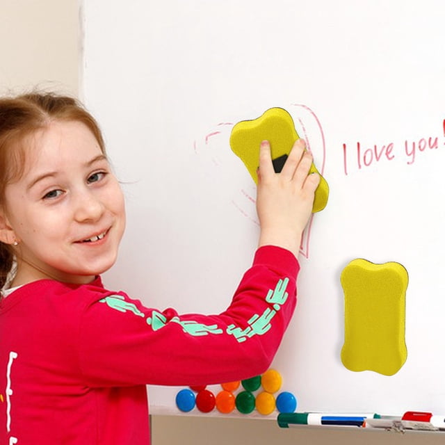 Whiteboard Eraser Magnetic EVA Sponge | Durable Rectangular Design | Efficient Smudge-Free Cleaning | Soft Cloth Surface | Easy Grip | Ideal for Home, Office, Meeting, Learning | Single Pack