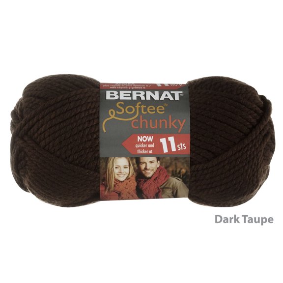Bernat® Softee® Chunky™ Yarn, Acrylic #6 Super Bulky, 3.5oz/100g, 108 Yards
