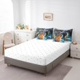 thumbnail image 4 of YST Ensemble Douillette Capybara Brun 7 Pcs Lit Tout-en-un Mignon Papillon Ensemble de Douillette Capybara Format Simple, Polyester, Type Douillette et Housse de Couette, Format Simple (1 Unité), 4 of 5