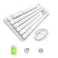 thumbnail image 4 of Amdohai Cordless Mechanical Keyboard Round Keyboard Office Desktop Keyboard and Set, 4 of 7