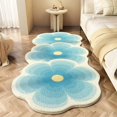 thumbnail image 1 of Flower Pattern Non Slip Washable Rugs Floor Mat Entryway Rug Non Slip Kitchen Floor Mats With Rubber Backing For Entrance Bedroom Bathroom Indoor Door Carpet For Home, 1 of 7