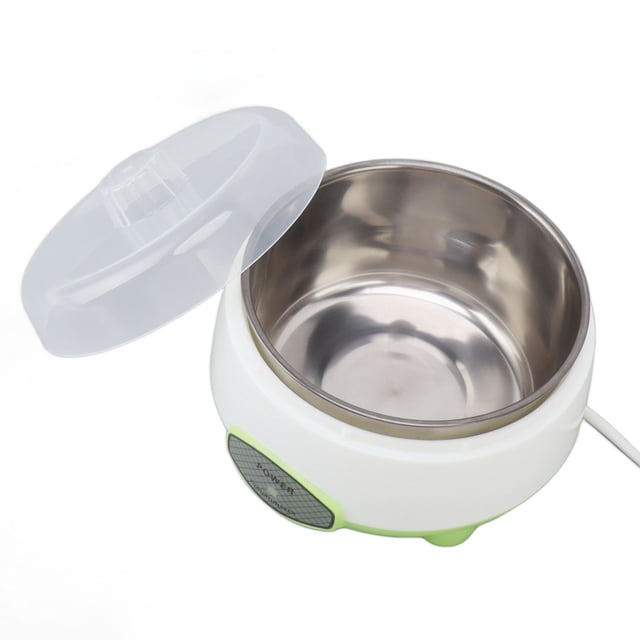 Machine à Yogourt avec Récipient en Acier Inoxydable, Écoénergétique, Chauffage Uniforme, Yaourtière Compacte pour Yogourt Fait Maison Bricolage pour la Maison, Cadeaux