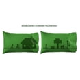 thumbnail image 1 of Minecraft Standard Pillowcase, 100% Polyester, Green, 1 of 3