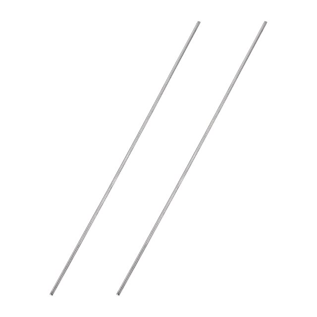 Unique Bargains 1.5mm x 150mm 304 Stainless Steel Solid Round Rod for DIY Craft - 2Pcs