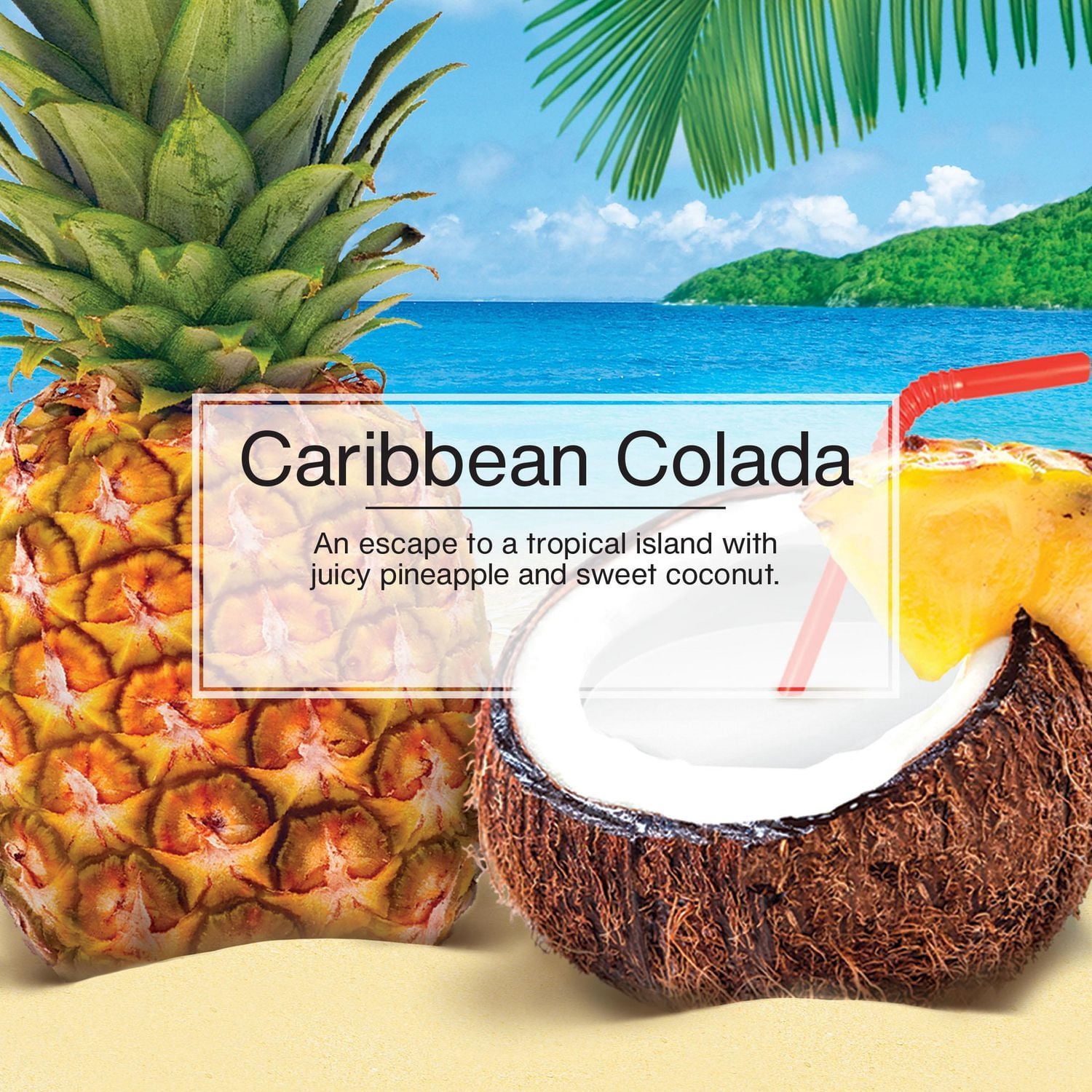 LITTLE TREES air freshener Caribbean Colada 6-Pack