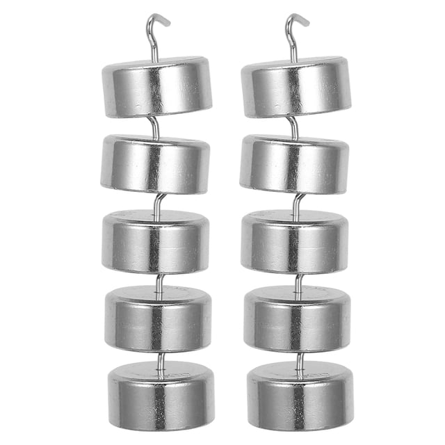 Poids en Fer pour Placage de Chrome Argenté pour Usage en Laboratoire Précis et Fiables 10 Pcs 50G