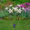 thumbnail image 4 of TIMIFIS Decorative Lights Solar Flower Lights Outdoor, Solar Flowers Garden Decorative Lights LED Stake Lights Auto On/Off Bright up to 8 Hrs Lighting & Ceiling, 4 of 5