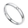 thumbnail image 1 of Bague de Couple Mode Bague en Acier Inoxydable Bijou de la Saint-Valentin Cadeau, 1 of 9