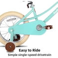 thumbnail image 2 of JOYSTAR Vélos pour Filles pour Enfants de 2 à 12 Ans, 12 Pouces 14 Pouces 16 Pouces 18 Pouces 20 Pouces avec Roues Stabilisatrices, en Rose, Vert, Violet, Bleu et Jaune, 2 of 9