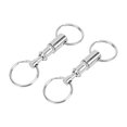 thumbnail image 3 of Double Clé Fendue, 2PCS Double Porte-Clés à Libération Rapide Portable Léger Classique Durable pour Sac à Dos, 3 of 8