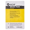 thumbnail image 4 of Niche Complete Organic Brake Pad Set for Victory Cross Country Motorcycle MK1002544, 4 of 8