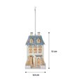 thumbnail image 4 of Fraîche Paquet de 2 décorations de maisons en papier illuminées, 4 of 7