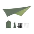 thumbnail image 2 of S SERENABLE Waterproof Ripstop Tent Tarp 290cm Camping Windproof Shelter Anti Protection Tarpaulin 5 Ropes Carrying Bag Green, 2 of 9