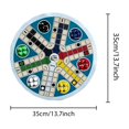 thumbnail image 4 of ICQOVD Classic Ludo Board Game Strategy Tabletop Game, 4 of 9
