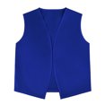 thumbnail image 3 of TOPTIE Kid Volunteer No-Button Child Vest Waistcoat Party Vests 5 Packs-Blue-M, 3 of 5