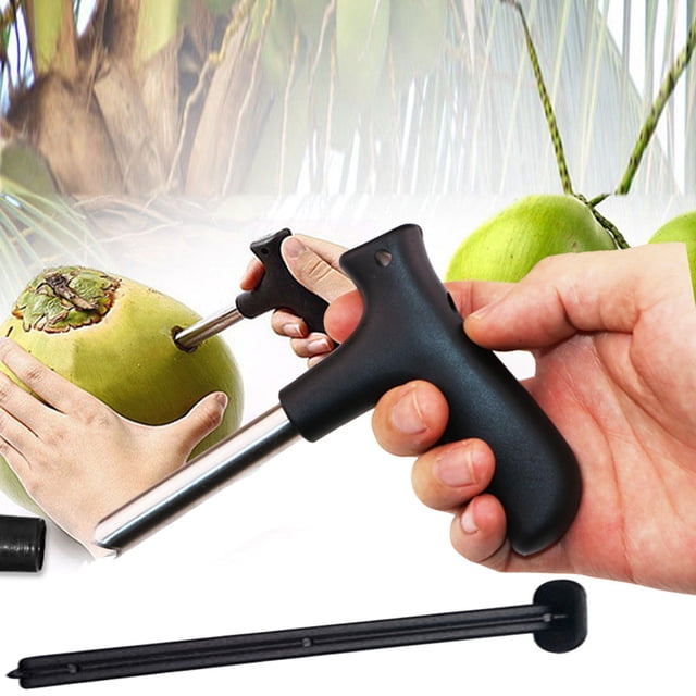 Ouvre-coquille de Cuisine en Acier Inoxydable Outil de Perçage Couteau Fête Gadgets Coco