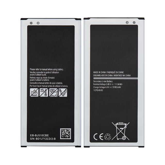 Batterie de Remplacement Compatible pour Samsung Galaxy J5 Duos (J510 / 2016)