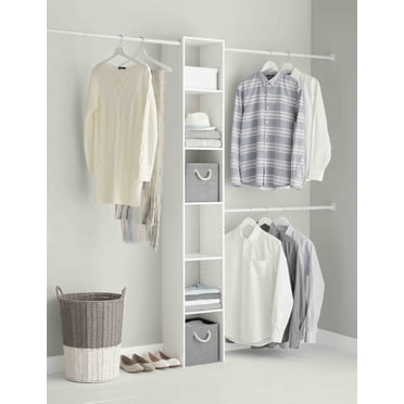 Mainstays Adjustable Closet Organizer, White