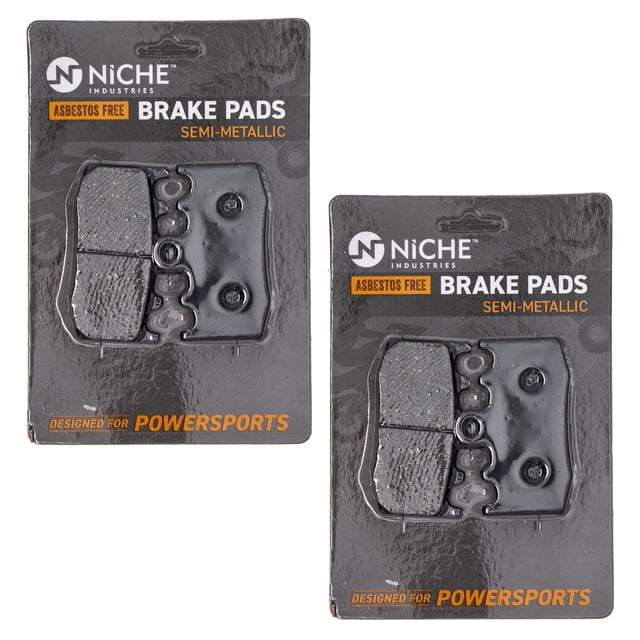 Niche Brake Pad Set for BMW R1100S Front Semi-Metallic Motorcycle 2 Pack 519-KPA2396D