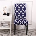 thumbnail image 2 of RisingPro Spandex Stretch Wedding Banquet Chair Cover Morocco Party Decor Dining Room Seat Cover, 2 of 6