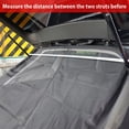 thumbnail image 4 of Car Tailgate Mosquito Net Magnetic Car Tailgate Awning Nylon Rear Windshield Sunshade Rear Tent Sunshade Screen Trunk Privacy Protection Mesh Curtain with Two-way Zipper for SUV, 4 of 7