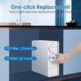 thumbnail image 4 of EastVita 600 GPD Reverse Osmosis System,Tankless Reverse Osmosis Water Filter,2:1 Pure to Drain,Under-Sink Water Filtration System,White, 4 of 7