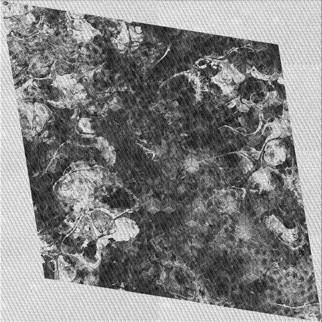 Ahgly Company Tapis d'Intérieur Lavable à la Machine, Carré, Transitionnel, Gris Argenté, Tapis de Zone, 4 Pieds Carré