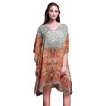 thumbnail image 1 of Phagun Plage Caftan Bikini Cover up Femmes Midi Robe Courte Caftan-XL-3X, 1 of 6