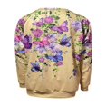 thumbnail image 3 of QJUHUNG Sweat-Shirt Décontracté à Manches Longues Papillon Imprimé Graphique Léger Pull-Over Manches Longues Chemises, 3 of 4