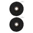 thumbnail image 4 of QualitChoice Sanding Wheel Polishing Paint Rust Grinding Inner Hole Tools for Angle Grinder Wood Metal Buffing Car Accessories #125 black 2Set, 4 of 6