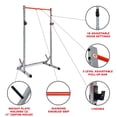 thumbnail image 3 of Sunny Health & Fitness Squat Rack Stand for Bench Press, Multifunction Power Cage with Adjustable Pull Up Bar for Home Gym - SF-XF922059, 3 of 8