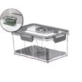thumbnail image 1 of Dvruxg Vacuum Sealed Food Storage Container with Pump, Airtight Transparent Kitchen Jar with Lock for Freshness, Freezing & Moisture-Proof Organization, 1 of 5