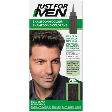 Just For Men Shampoo-In Colour Real Black H-55