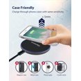 thumbnail image 4 of Giga [2 Pack] Wireless Charger, 15W Max Qi-Certified Fast Wireless Charging Pad, Compatible with iPhone, 4 of 5