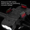 thumbnail image 4 of Bicycle Headlight with Phone Mount & Horn - 500 Lumen USB Rechargeable Cycling Safety Light System, 4 of 8