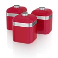 thumbnail image 1 of Swan Retro Set of 3 Cannisters, 1 of 6