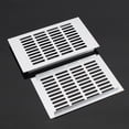 thumbnail image 1 of 150mm Aluminium Rectangular Cabinet Wardrobe Air Vent Grille Ventilation-Cover, 1 of 4