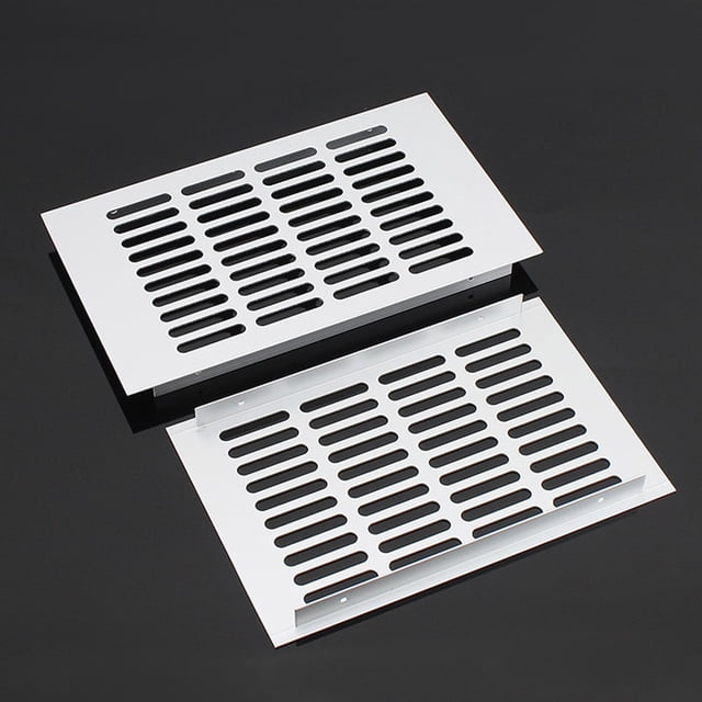 150mm Aluminium Rectangular Cabinet Wardrobe Air Vent Grille Ventilation-Cover