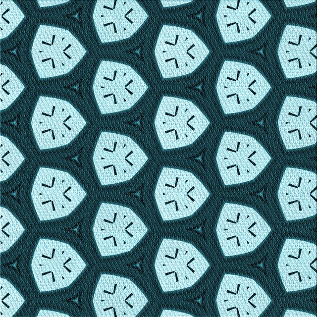 Ahgly Company Tapis d'Intérieur Lavables en Machine, Carrés de Transition Bleu Profond, Carrés de 6'