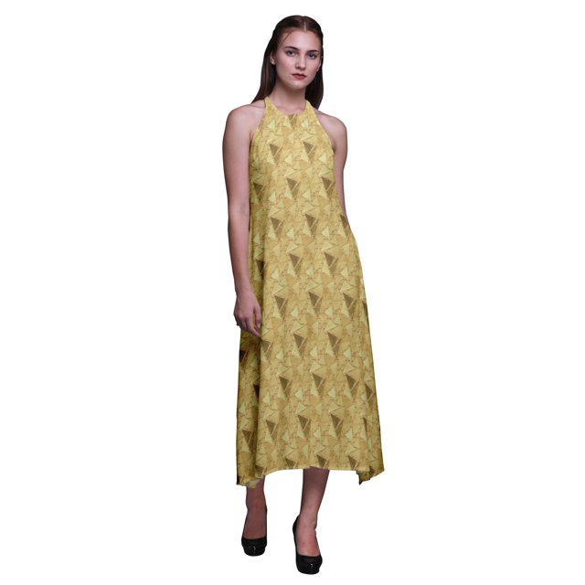 Bimba Robe de Plage Imprimée Géométrique Dos Nu pour Femmes Été Vacances-TTTG