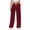 Wine#18, variant on FAVIPT Wide Leg Sweatpants for Women Elastic High Waisted Drawstring Solid Trousers Casual Loose Lounge Jogging Pants with Pockets Dark Gray,XL