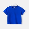 thumbnail image 1 of Rbaofujie T-Shirt à Manches Courtes pour Enfants T-Shirt Doux Col Rond en Coton pour Garçons et Filles, 1 of 6