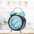 thumbnail image 1 of Double Bell Metal Alarm Clock, Mechanical Alarm Clock, For Living Room Office School Bedrooms, 1 of 8