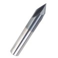 thumbnail image 1 of Chamfer End Mill, CNC Milling Cutter 60° Milling Cutter Bit Chamfer Router Bit Durable Simple To Operate  For Industrial Supplies D12 X 60° X 75L, 1 of 8