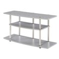 thumbnail image 3 of Convenience Concepts Designs2Go Meuble Télé Grand à 3 Niveaux de 24 Pouces en Gris, 3 of 3