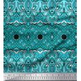 thumbnail image 1 of Soimoi Rayon Fabric Geometric & Paisley Decorative Print Fabric by Yard 56 Inch Wide, 1 of 2