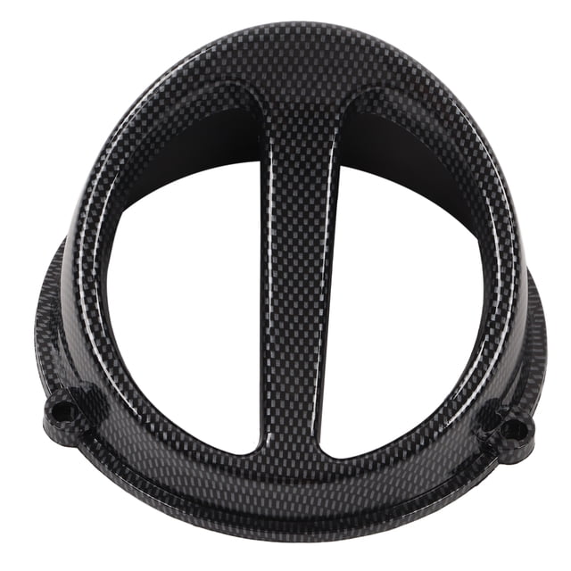 Engine Cooling Fan Cover, Motorcycle Air Scoop Cover Compact Lightweight ABS High Strength Carbon Fiber Style For Scooter