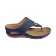 thumbnail image 2 of LSLJS Hollow Metal Circle Thick-soled Wedge Heel Flip-flops Women, Womens Flip Flops, 2 of 3